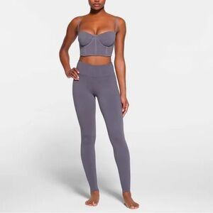 Skims Steele Blue Outdoor Bustier